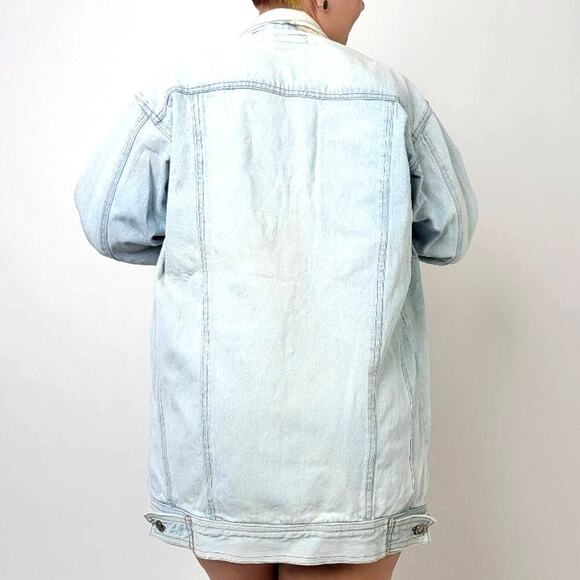 Vintage 90s IZZY Corduroy Denim Jean Jacket - S - Picture 4 of 11